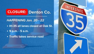 Overnight I-35E/I-35 shutdowns hit North Texas this week: Here's what drivers should know.