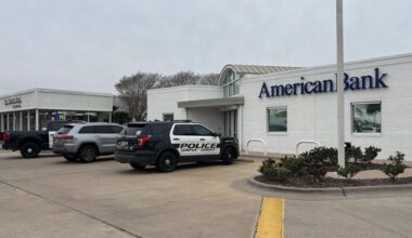 Robbery at American Bank, suspect at large
