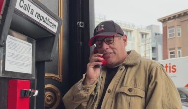 Phone booth in San Francisco lets people "call a Republican" in Texas