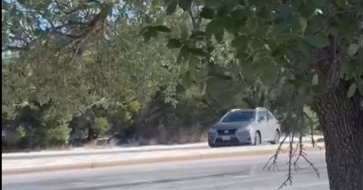 Austin weather: Video captures car spinning down icy road