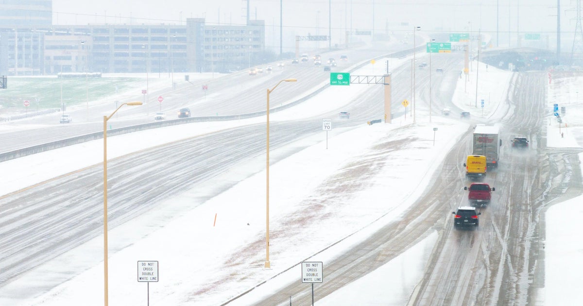 North Texas winter storm totals: snow, sleet and ice