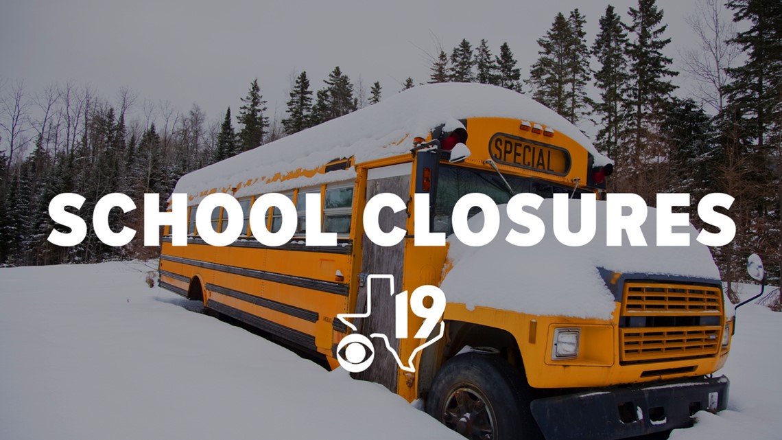 LIST: East Texas schools announce closures, delays due to wintry weather