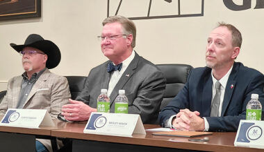 Candidates for county offices address audience questions about taxes and pay raises at forum