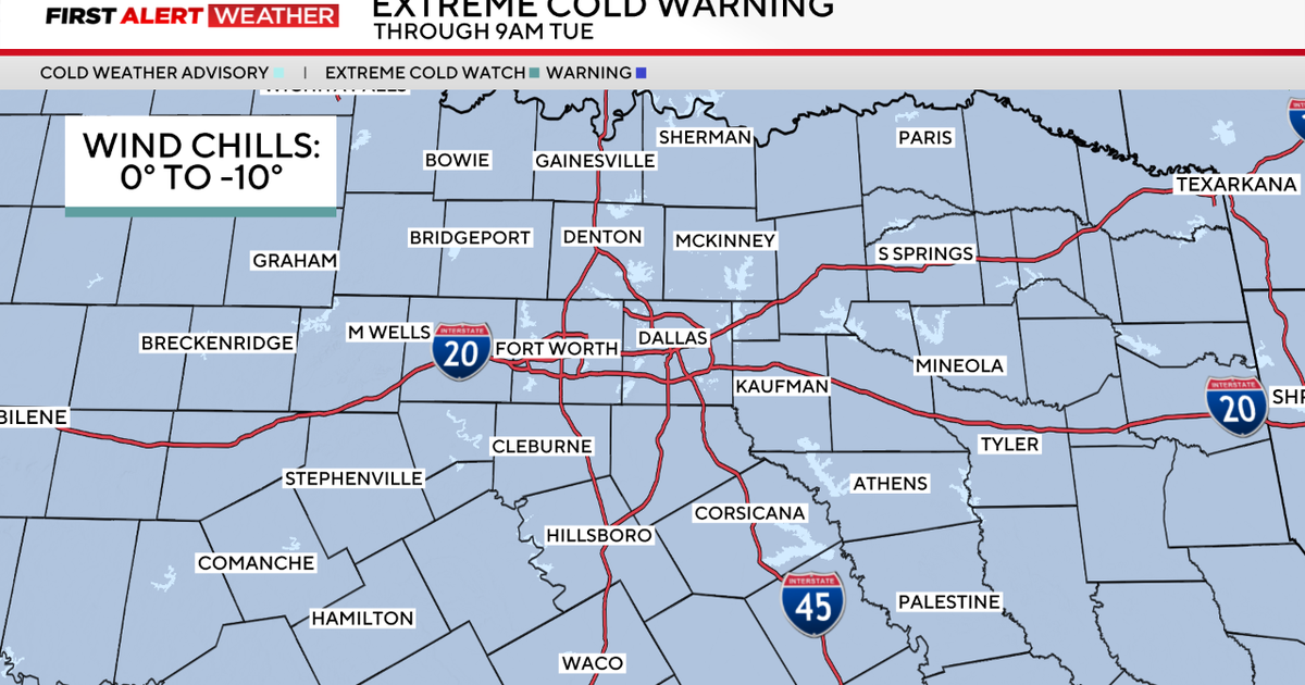 Extreme cold warning remains in effect for North Texas as temperatures stay below freezing, keeping roads hazardous