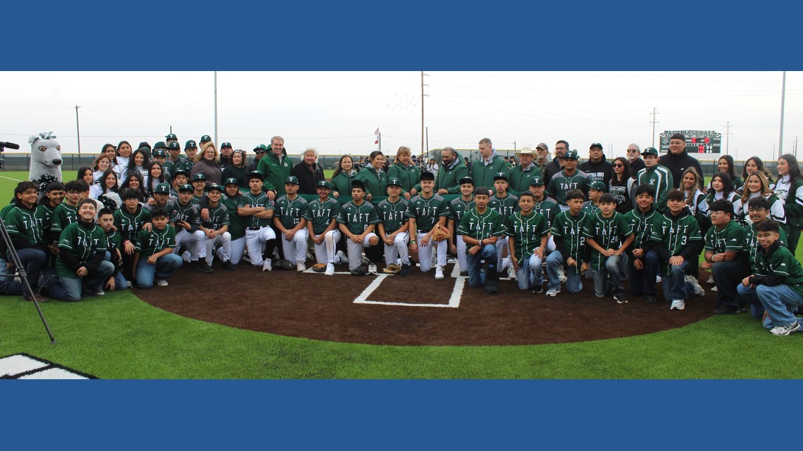 Taft ISD unveils new baseball and softball fields
