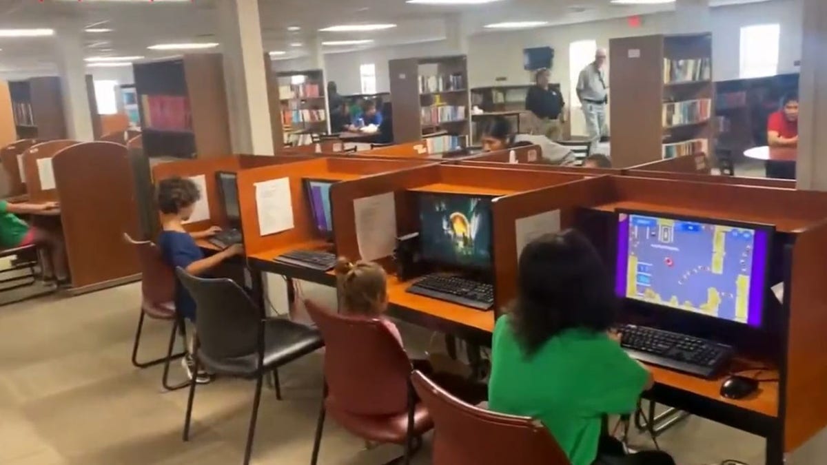 Kids at Texas immigration facility in Texas