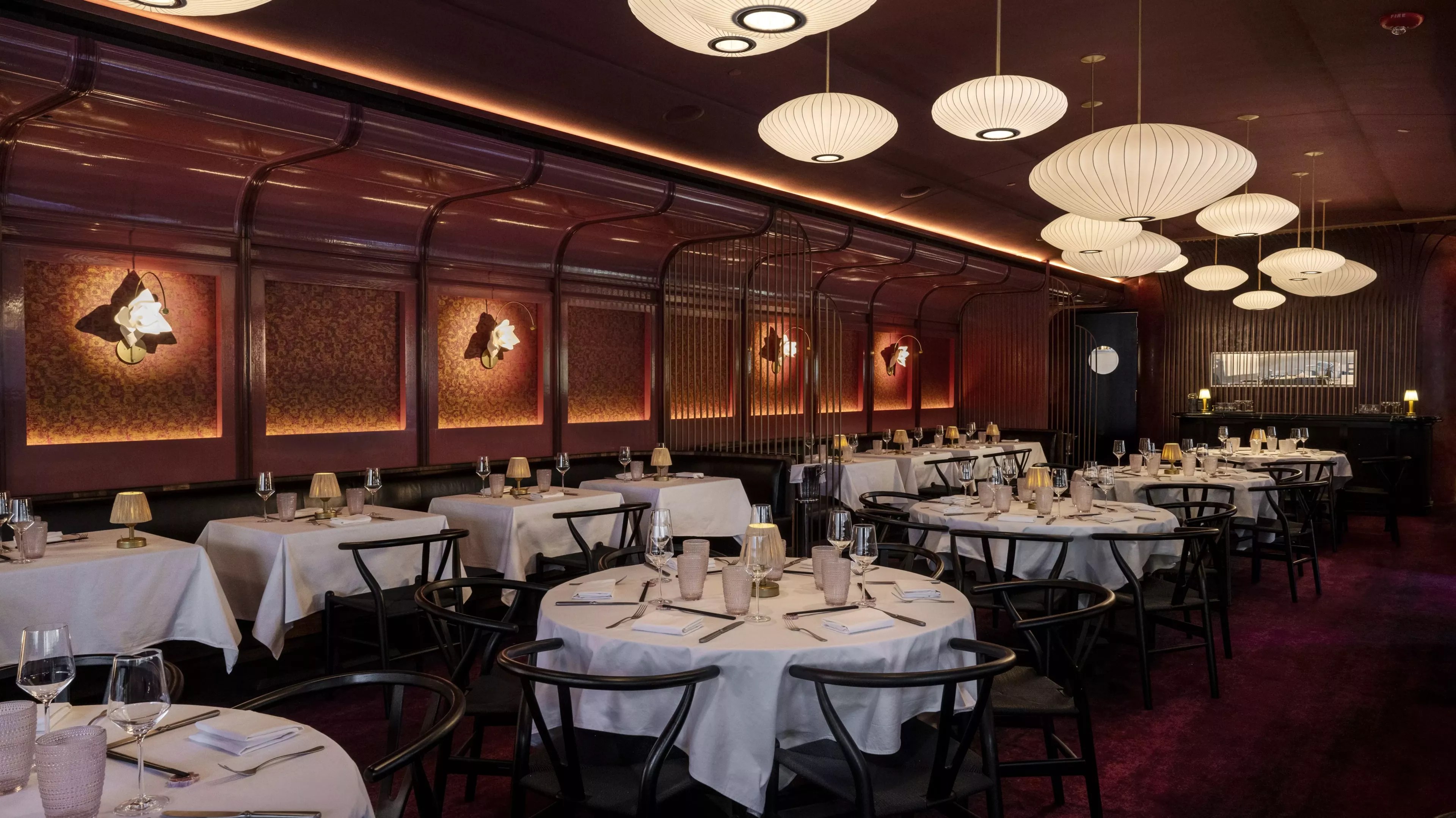 The dining room at Le PasSage.