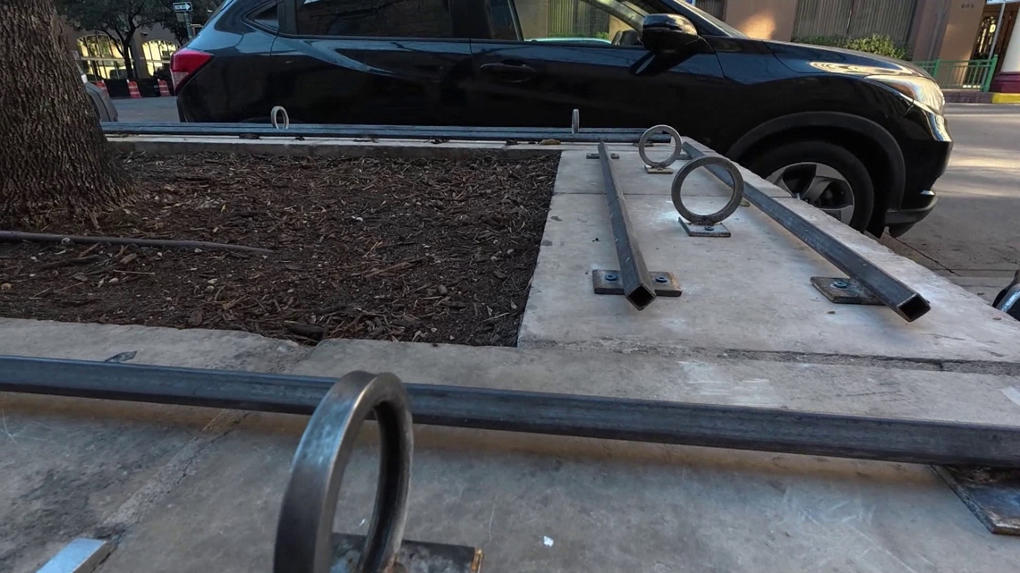 Mysterious metal installations spark speculation in downtown Austin