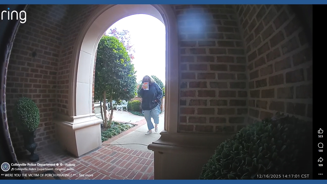 Porch pirate found, arrested with around 50 stolen packages in vehicle, police say