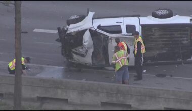 Hazmat spill shuts down lanes on I-45 North near Cavalcade