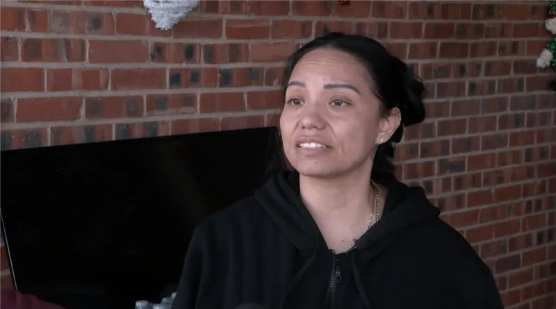 Homeowner and affected resident Candy Arrellano.