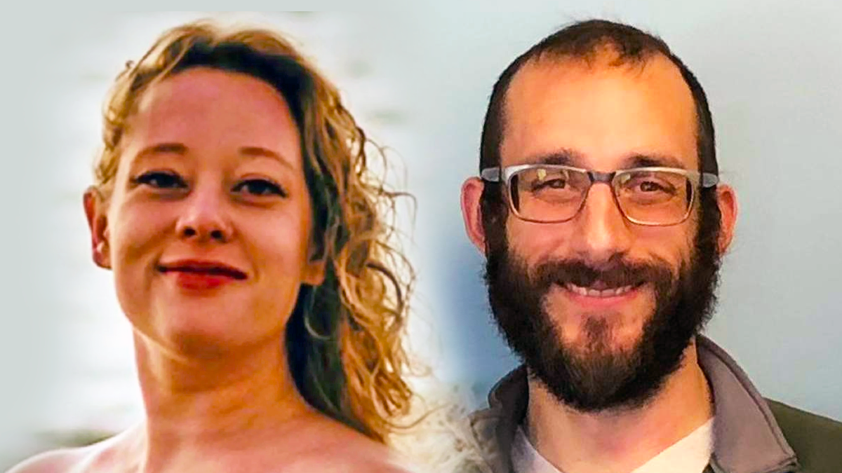 A photo illustration of Renee Nicole Good on the left and Alex Pretti on the right.