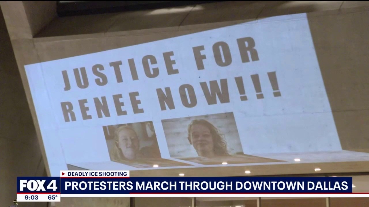 Protestors march against deadly Minnesota ICE shooting