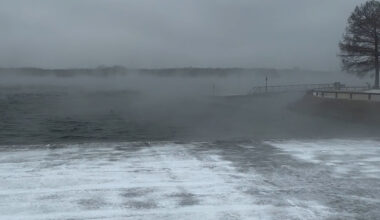 Lake effect snow in North Texas? That's impossible, right? NO! And we got the video.