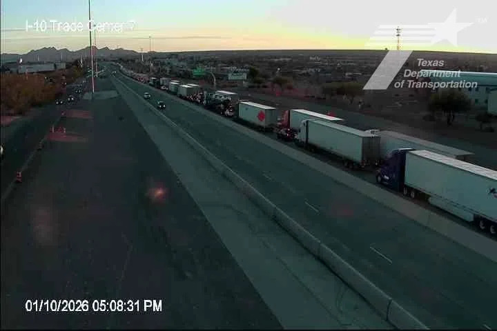 A crash involving a semitruck occurred about 8:40 a.m. on Saturday, Jan. 10, 2025, causing I-10 East near Redd Road to be shut down for several hours.