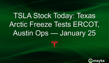 TSLA Stock Today: Texas Arctic Freeze Tests ERCOT, Austin Ops — January 25