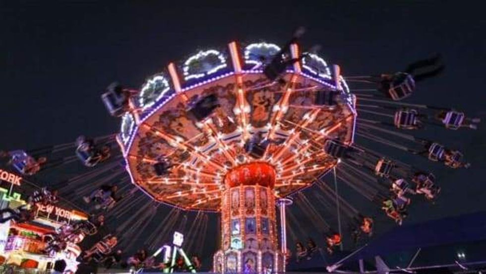 Fort Worth Stock Show & Rodeo carnival midway ride
