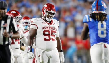 Arkansas transfer DT Ian Geffrard commits to Texas