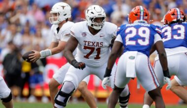Texas OL Nick Brooks is entering the NCAA transfer portal