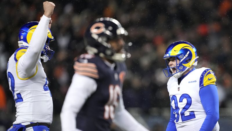 Rams end the Bears’ magical run and the Patriots ease past the Texans to set up NFL’s final four