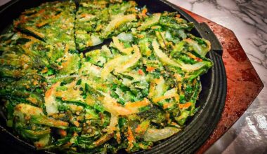 chive pancakes at gold spoon