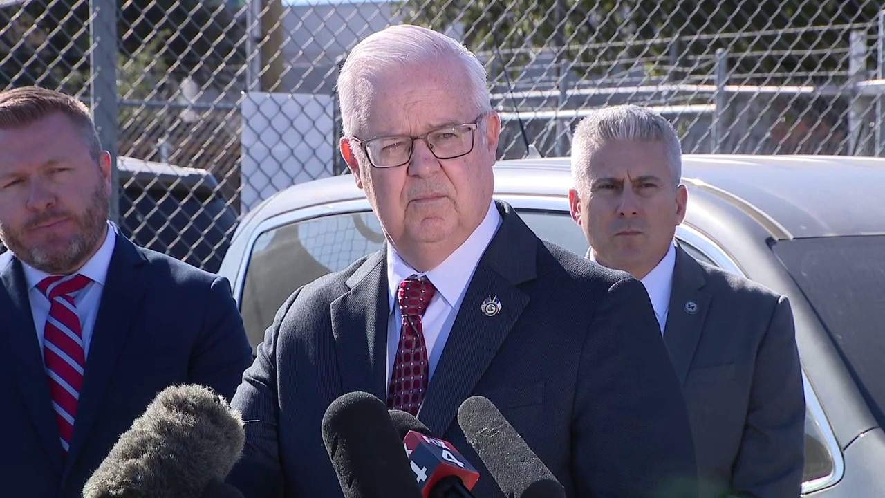 FULL CONFERENCE: ICE searching for suspect accused of ramming agents