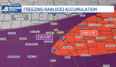 Freezing rain, sleet cover North Texas – NBC 5 Dallas-Fort Worth