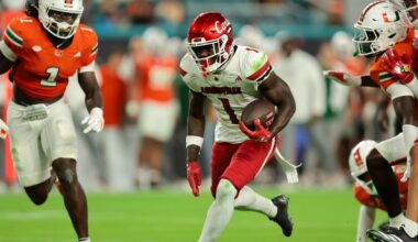 Texas receives prediction to land Louisville transfer RB Isaac Brown