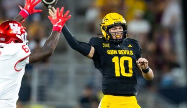 Sam Leavitt leaves Kentucky without committing and is now visiting Texas Tech