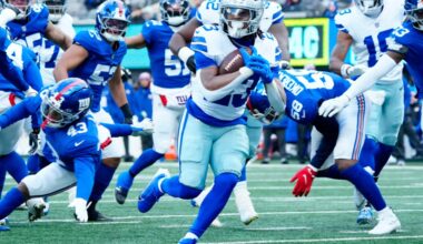 Dallas Cowboys get TDs from RBs Jaydon Blue, Phil Mafah, but still lose
