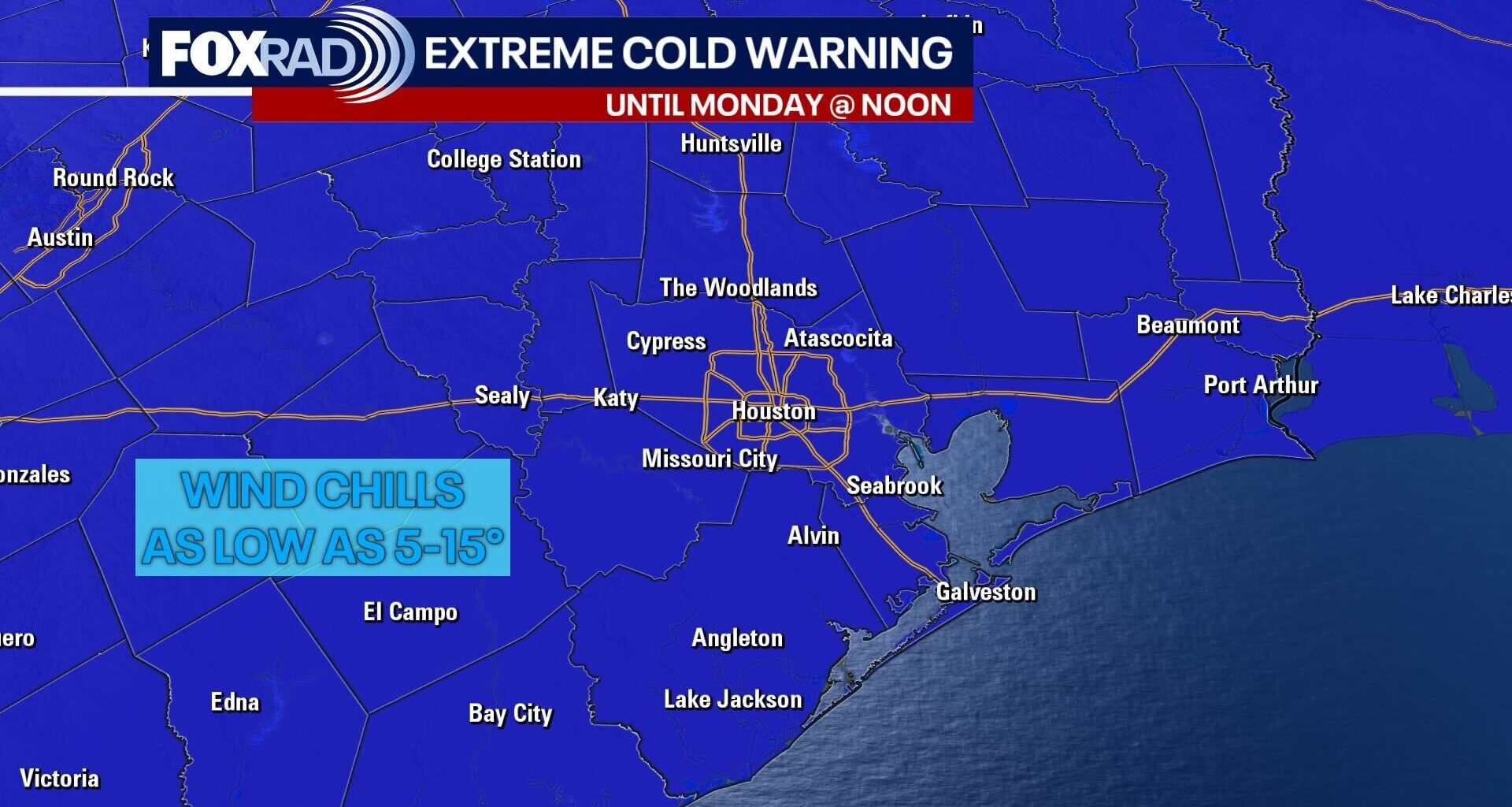 Houston winter storm warning, extreme cold warning: What it means