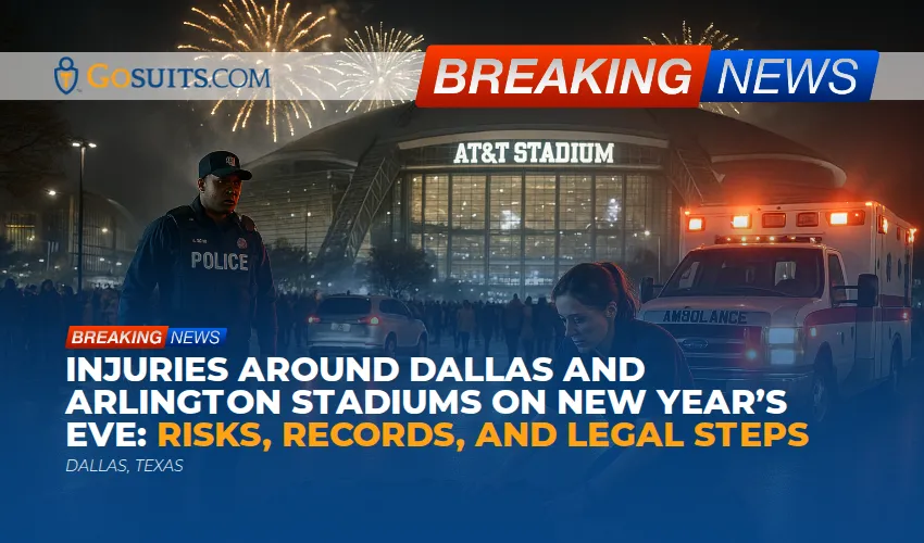 Injuries Around Dallas and Arlington Stadiums on New Year’s Eve: Risks, Records, and Legal Steps