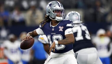 Joe Milton patient, prepared if called on by Cowboys in Week 18 vs. Giants