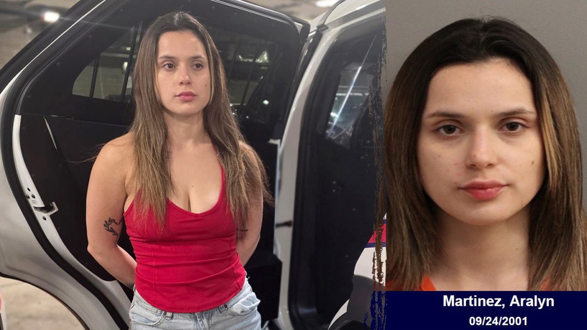 Aralyn Martinez in a split photo