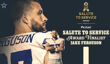 Jake Ferguson named a finalist for 15th annual NFL Salute to Service Award