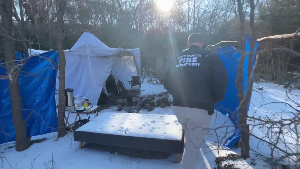 Fort Worth firefighters aid homeless in winter freeze – NBC 5 Dallas-Fort Worth