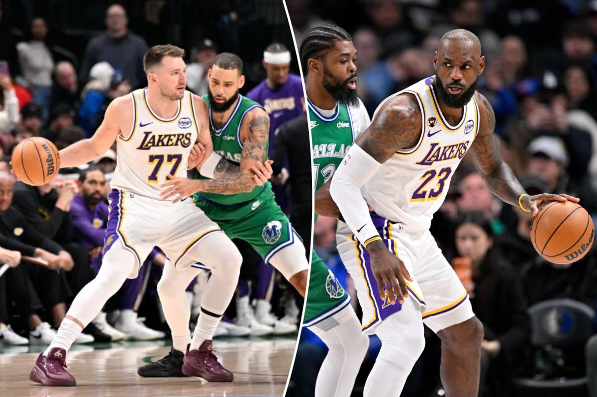 Luke Doncic, LeBron James and the Lakers beat Dallas 116-110
