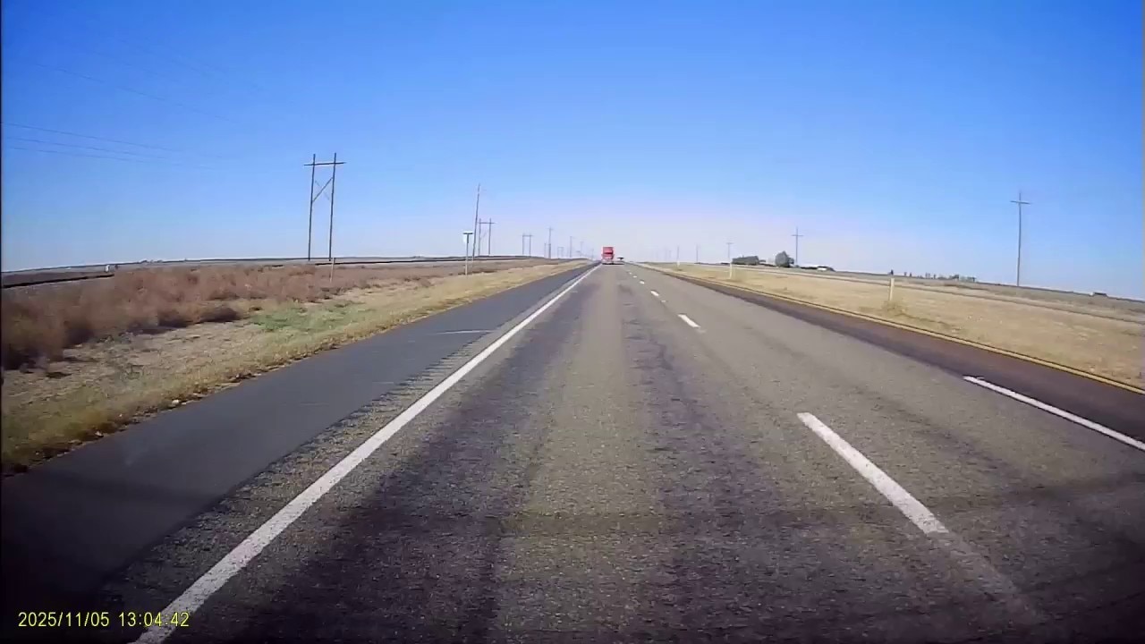 Dash cam footage of fatal crash