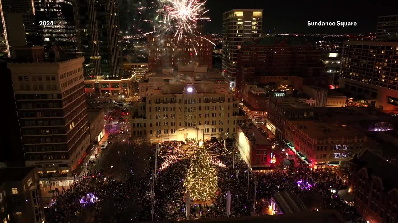 LIVE: Fort Worth New Year's Eve fireworks, celebration
