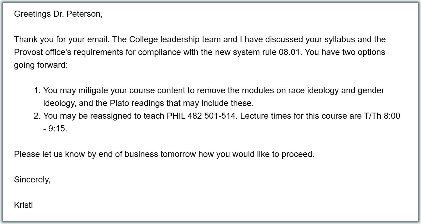 Texas A&M Bans Plato - Daily Nous