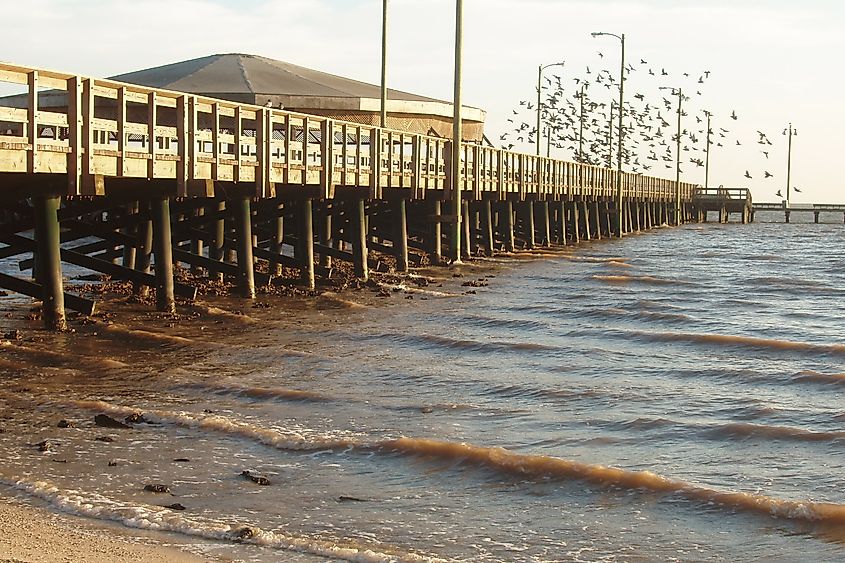 The pier at Palacios