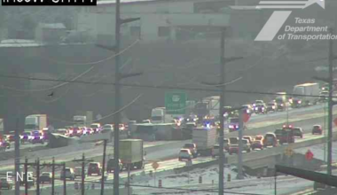 Truck hauling acid crashes in Denton County; hazmat cleanup underway