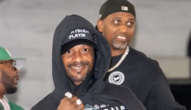 PHILADELPHIA, PENNSYLVANIA - APRIL 22: Charleston White is seen arriving to his comedy show on April 22, 2025 in Philadelphia, Pennsylvania.