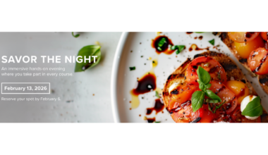 An Elevated Multi-Course Cooking Class & Dinner