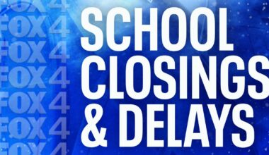 Dallas Weather: Tracking school cancellations, early dismissals