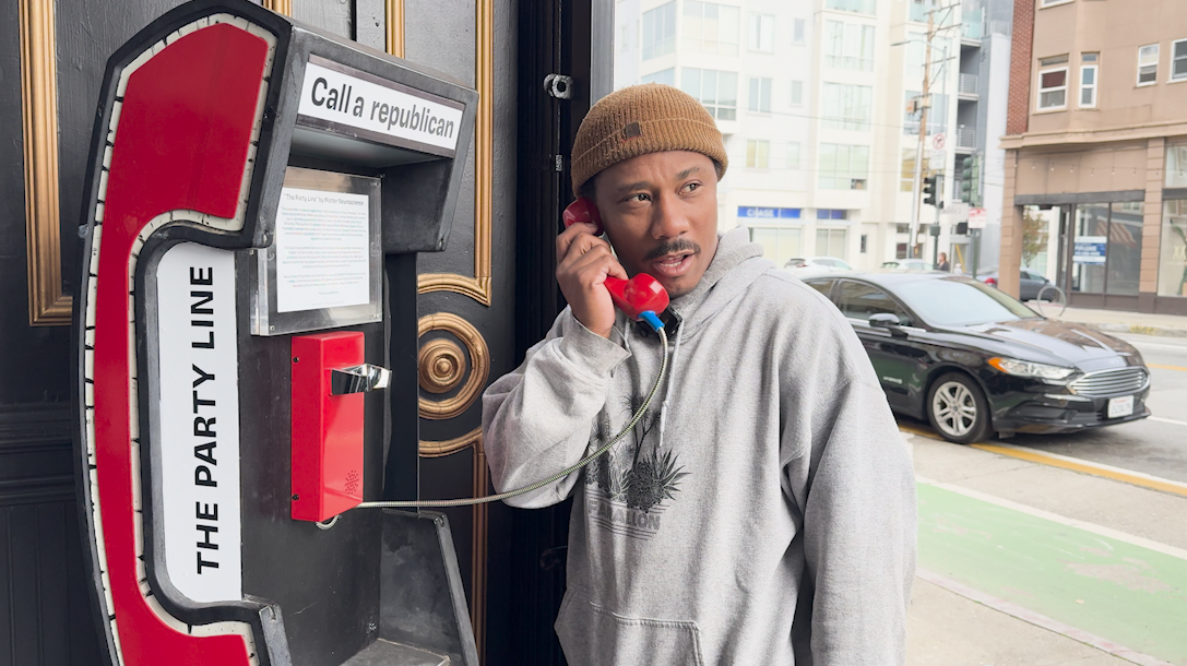 Party Line phone connects liberal SF with conservative Texas