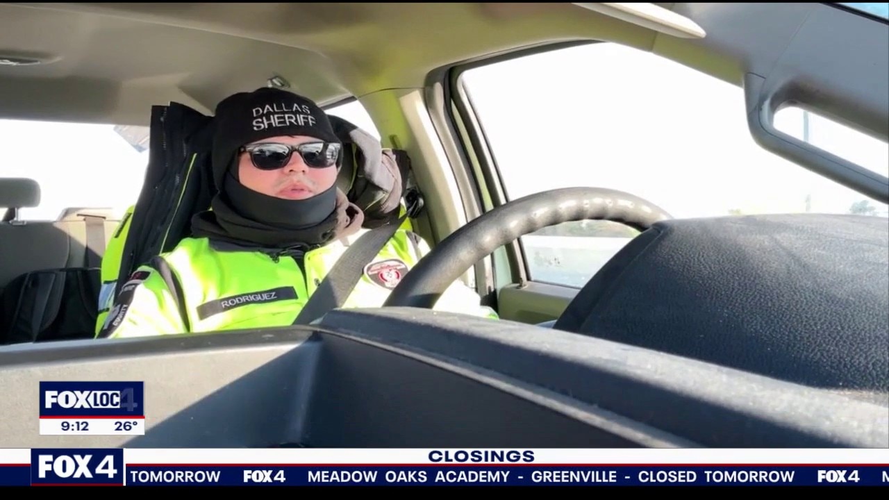 Dallas courtesy patrol hard at work helping drivers during winter storm