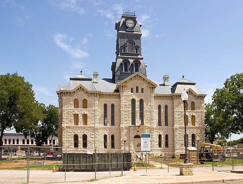 Hood County Courthouse in Granbury, Texas