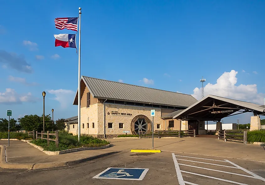 Bell County Safety Rest Area in Salado, Texas