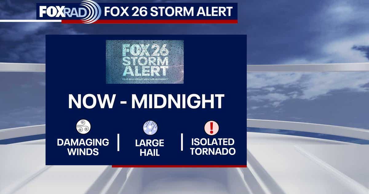 Houston weather: Stormy night ahead before chilly day on Saturday